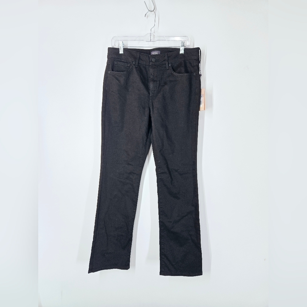 NYDJ Women's Black Straight Leg Jeans